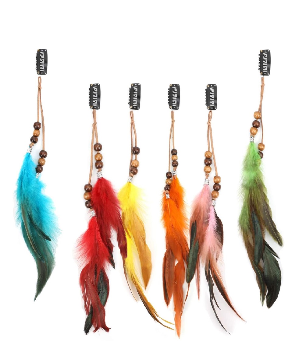 Boho Feather Hair Clips